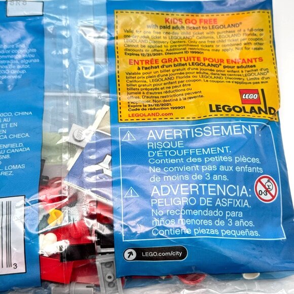 LEGO City Popcorn Cart 30364 NEW Sealed Building Toy 43 Pieces Collectible Set - Picture 3 of 6